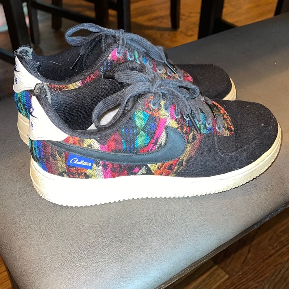 Rare Nike Air Force 1 Pendleton Collab Sneakers
